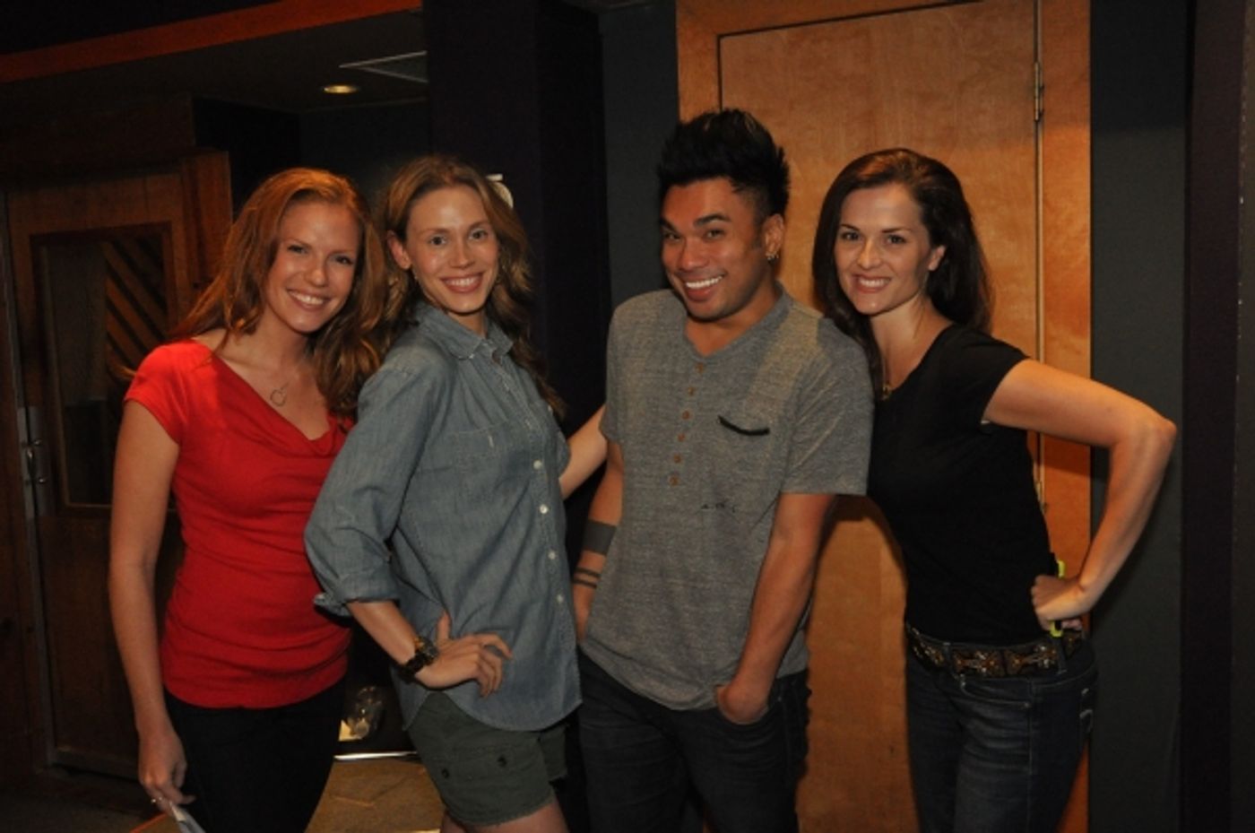 Exclusive Photo Coverage: In the Recording Studio with the Girls of JERSEY BOYS for Carols For A Cure  Image