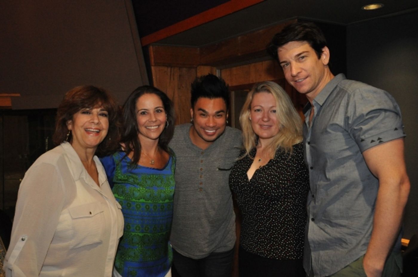 Exclusive Photo Coverage: In the Recording Studio with the Girls of JERSEY BOYS for Carols For A Cure  Image