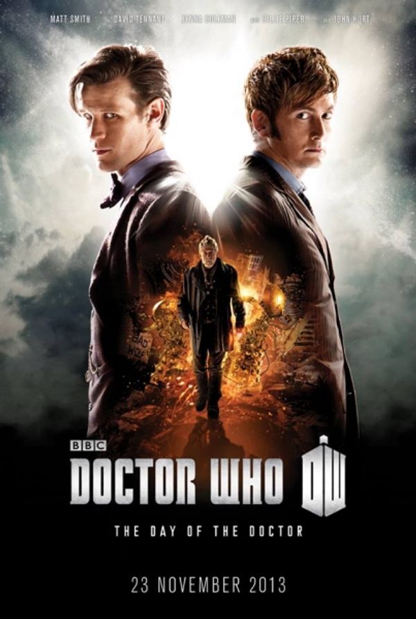 Matt Smith and David Tennant in DOCTOR WHO 50th Anniversary Poster Photo