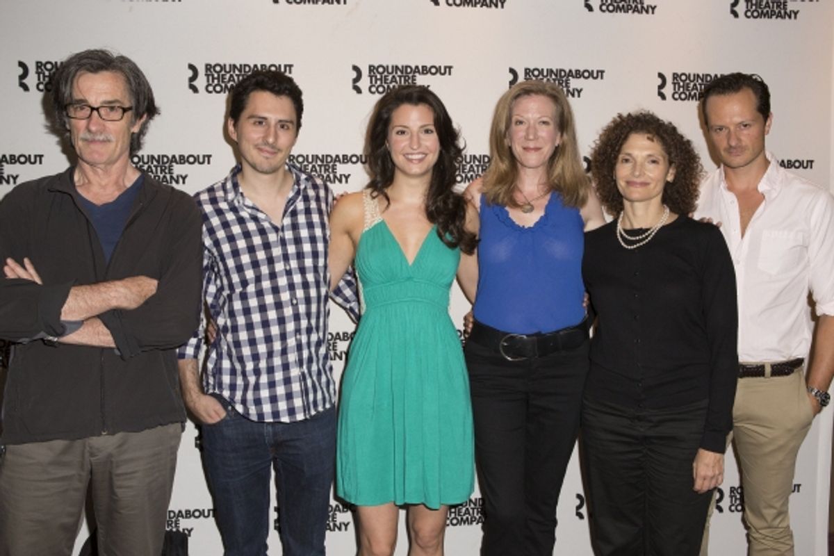 Roger Rees, Stephen Pilkington, Meredith Forlenza, Henny Russell, Mary Elizabeth Mastrantonio and Chandler Williams at 