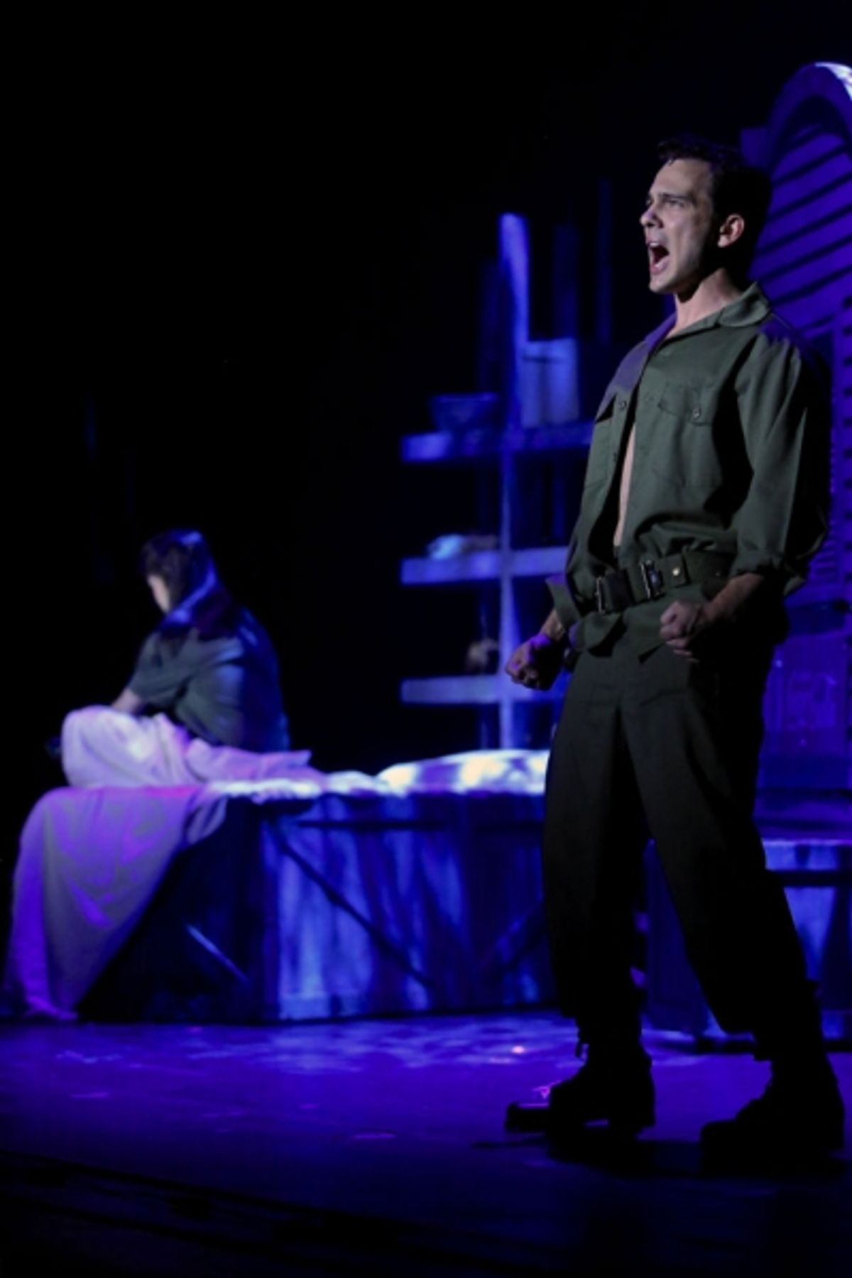 (Manna Nichols) with Chris (Charlie Brady) at 