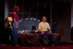 Ellen (Meggie Cansler) with Chris (Charlie Brady) @ BroadwayWorld Ellen (Meggie Cansler) with Chris (Charlie Brady) Photo