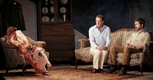 Roberta Maxwell, Euan Morton and  David Barlow  Photo