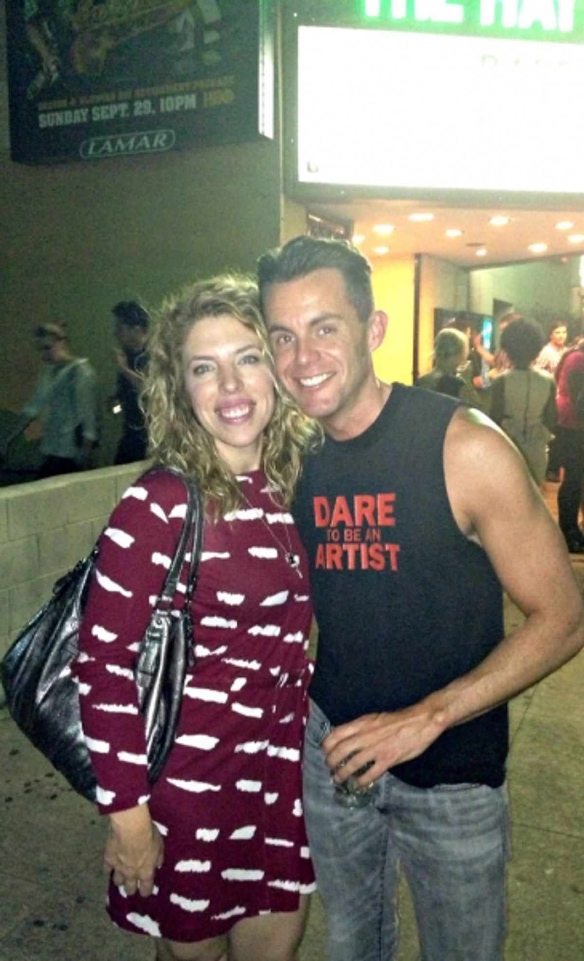 Original BARE Director Kristin Hanggi (Tony Nominee Ã¢â‚¬Å“Rock of AgesÃ¢â‚¬Â) visits with John Griffin (BAREÃ¢â‚¬â„¢s original Jason, now playing The Priest) at 