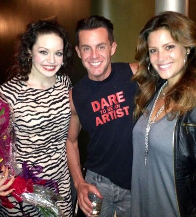 BAREÃ¢â‚¬â„¢s newest Nadia Shelley Regner poses with John Griffin and BARE® Photo