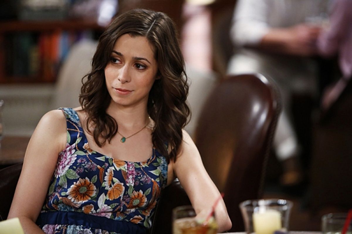 ''Coming Back'' -- The wedding weekend is here! The ninth season of HOW I MET YOUR MOTHER premieres with a special one-hour episode, Monday, Sept. 23 (8:00-9:00 PM, ET/PT) on the CBS Television Network. Pictured Cristin Milioti as The Mother.  Photo: Clif at 