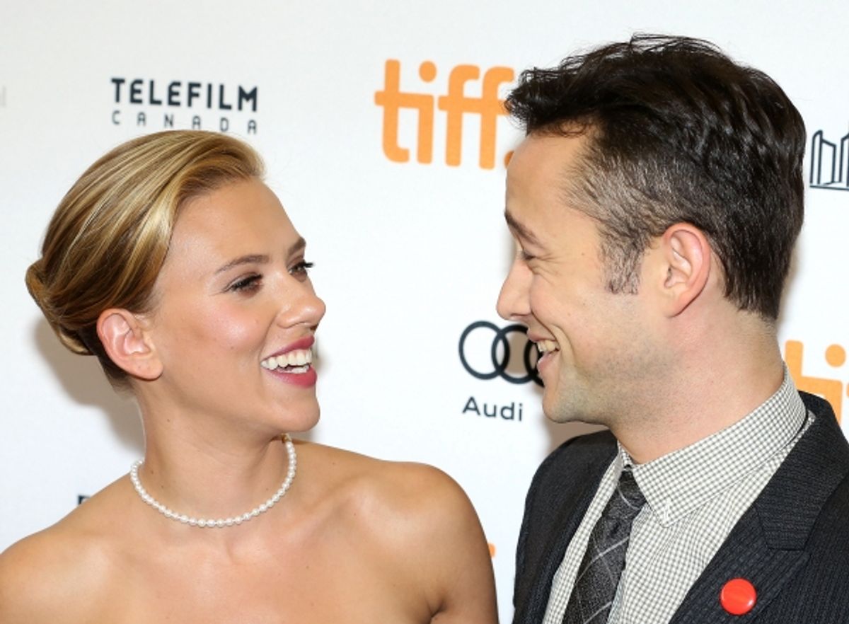 Scarlett Johansson and Joseph Gordon-Levitt at 