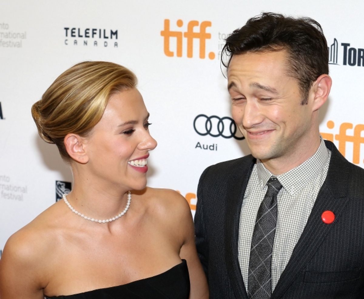 Scarlett Johansson and Joseph Gordon-Levitt at 