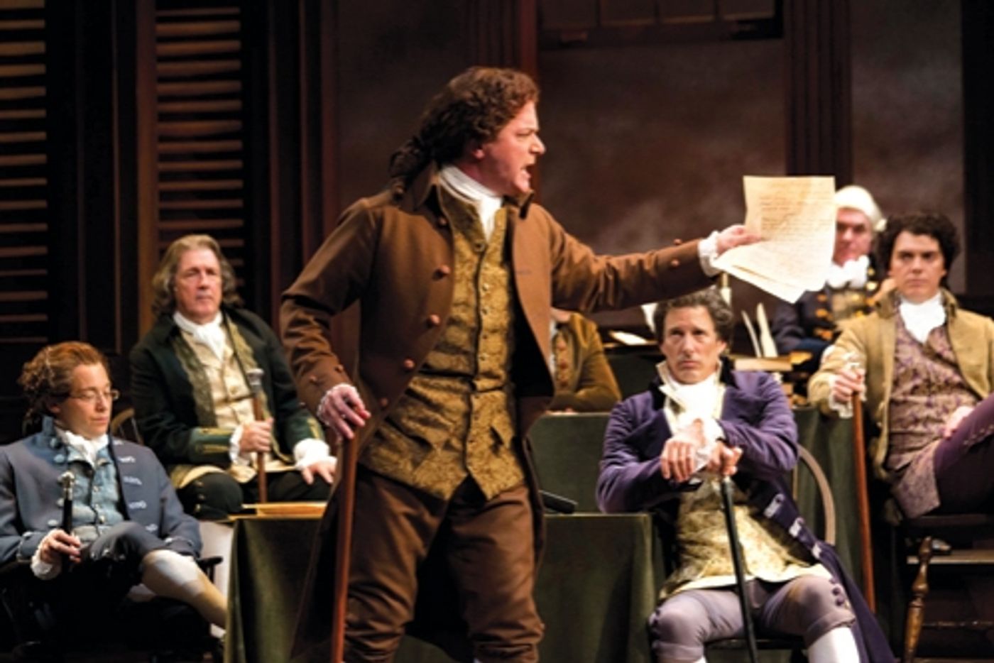 Photo Flash: First Look at Brandon Dahlquist, Andrew Boyer, Bernie Yvon and More in A.C.T.'s 1776 Image
