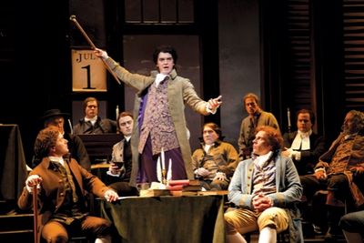 Edward Rutledge (Jarrod Zimmerman) and Company Photo