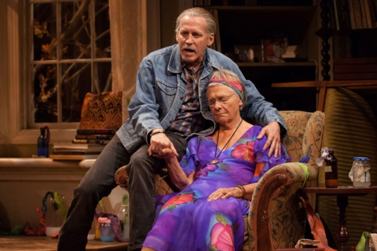 Stephen Spinella and Estelle Parsons  at 