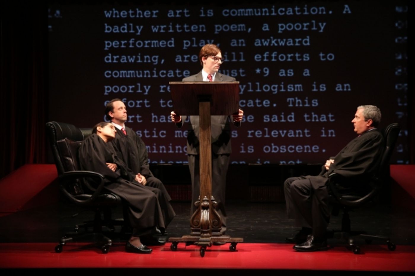 Photo Flash: First Look at Elevator Repair Service's ARGUENDO at Public Theater  Image