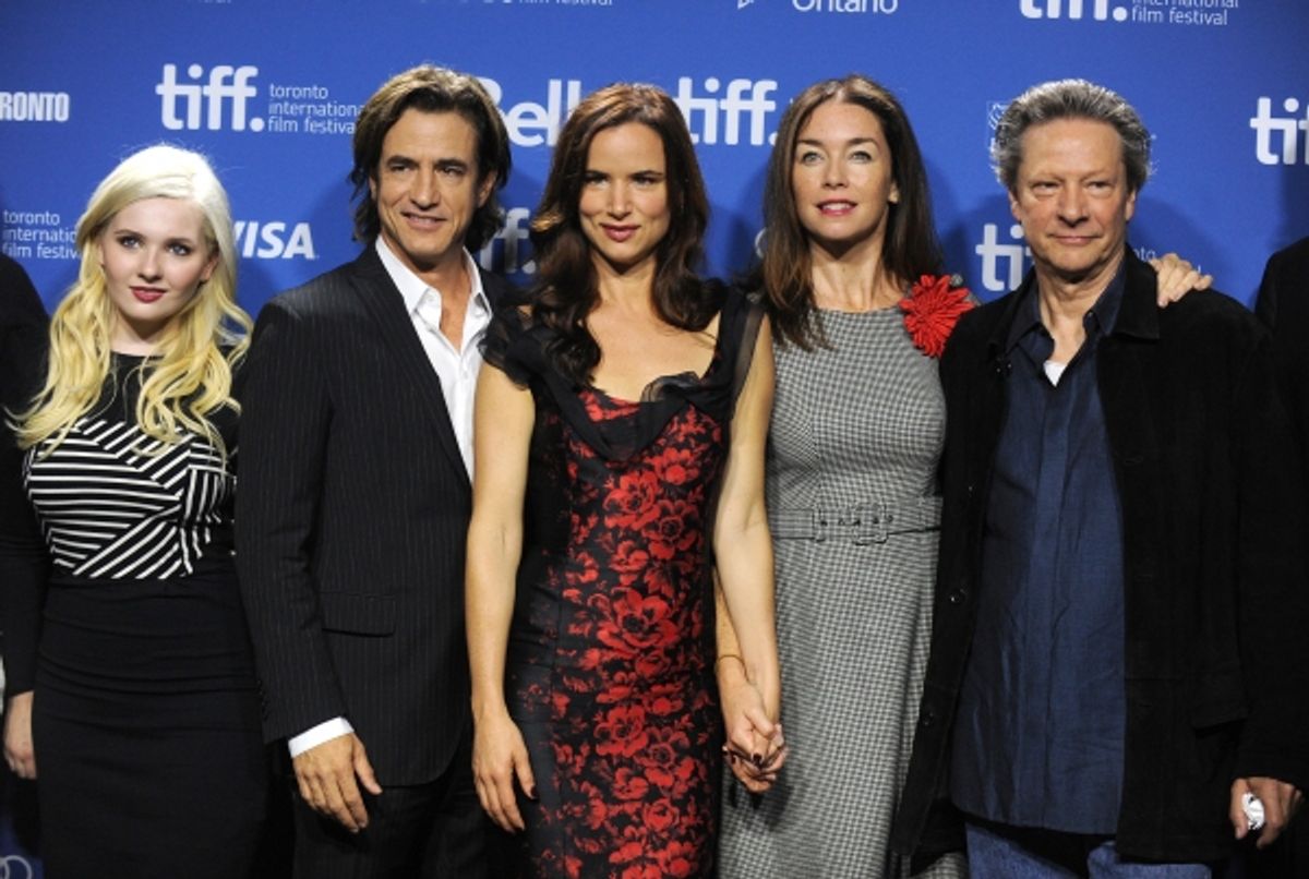Abigail Breslin, Dermot Mulroney, Juliette Lewis, Julianne Nicholson and Chris Cooper at 