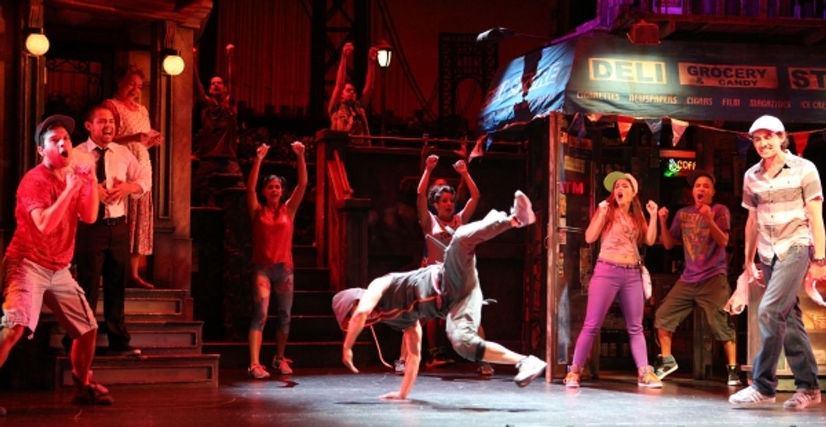 Kris Santiago, one of the top B-Boys in the Midwest, breaks some sick moves as Grafiti Pete  at 