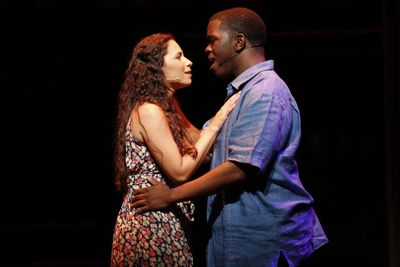 Christina Nieves is Nina and Jonathan Butler-Duplessis is Benny  Photo