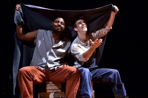 Alvin Crawford as Jim and Mack Shirilla as Huck @ BroadwayWorld Alvin Crawford as Jim and Mack Shirilla as Huck Photo