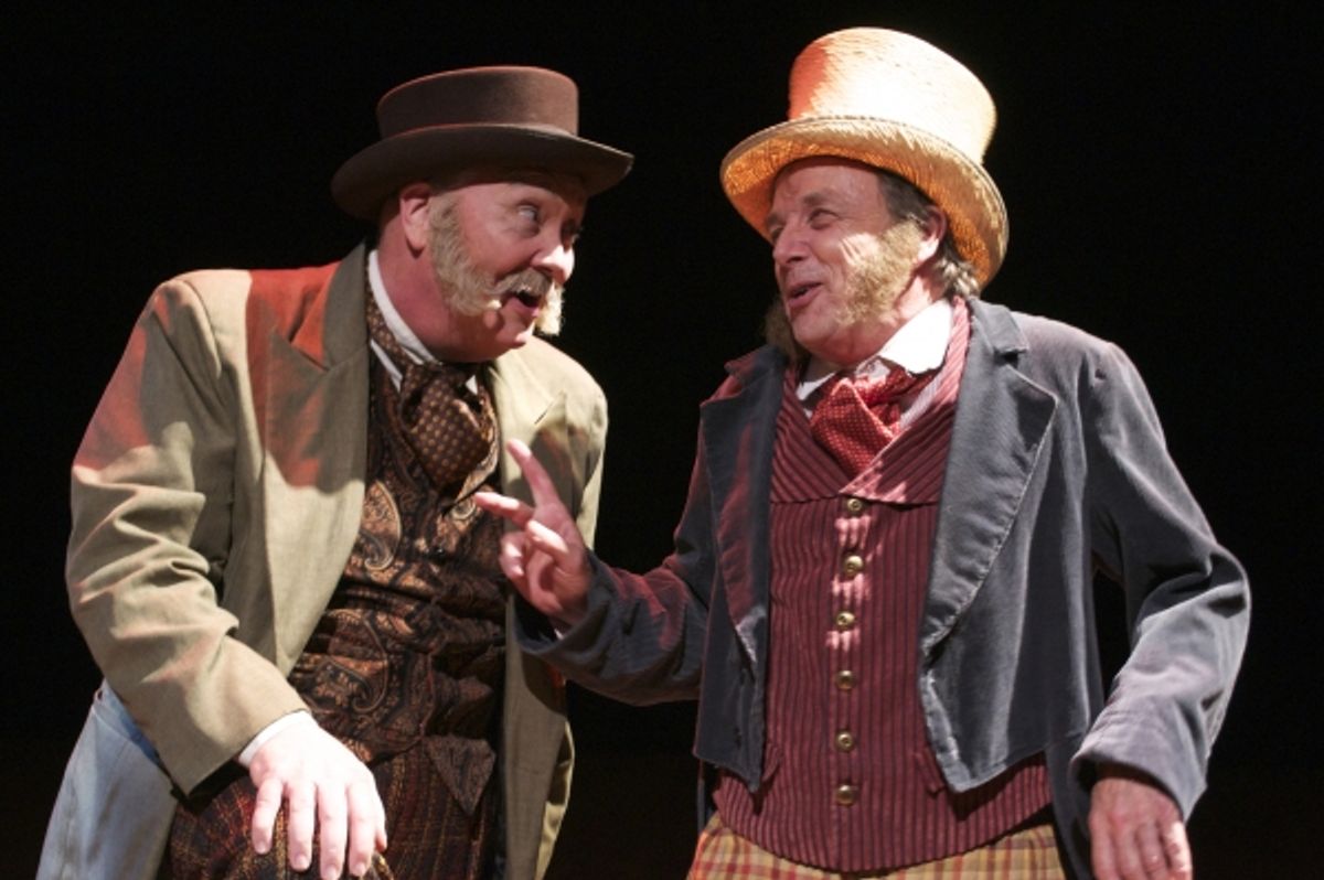 David Coffee as the King and Jaston Williams as Duke at 