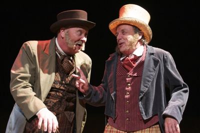 David Coffee as the King and Jaston Williams as Duke Photo