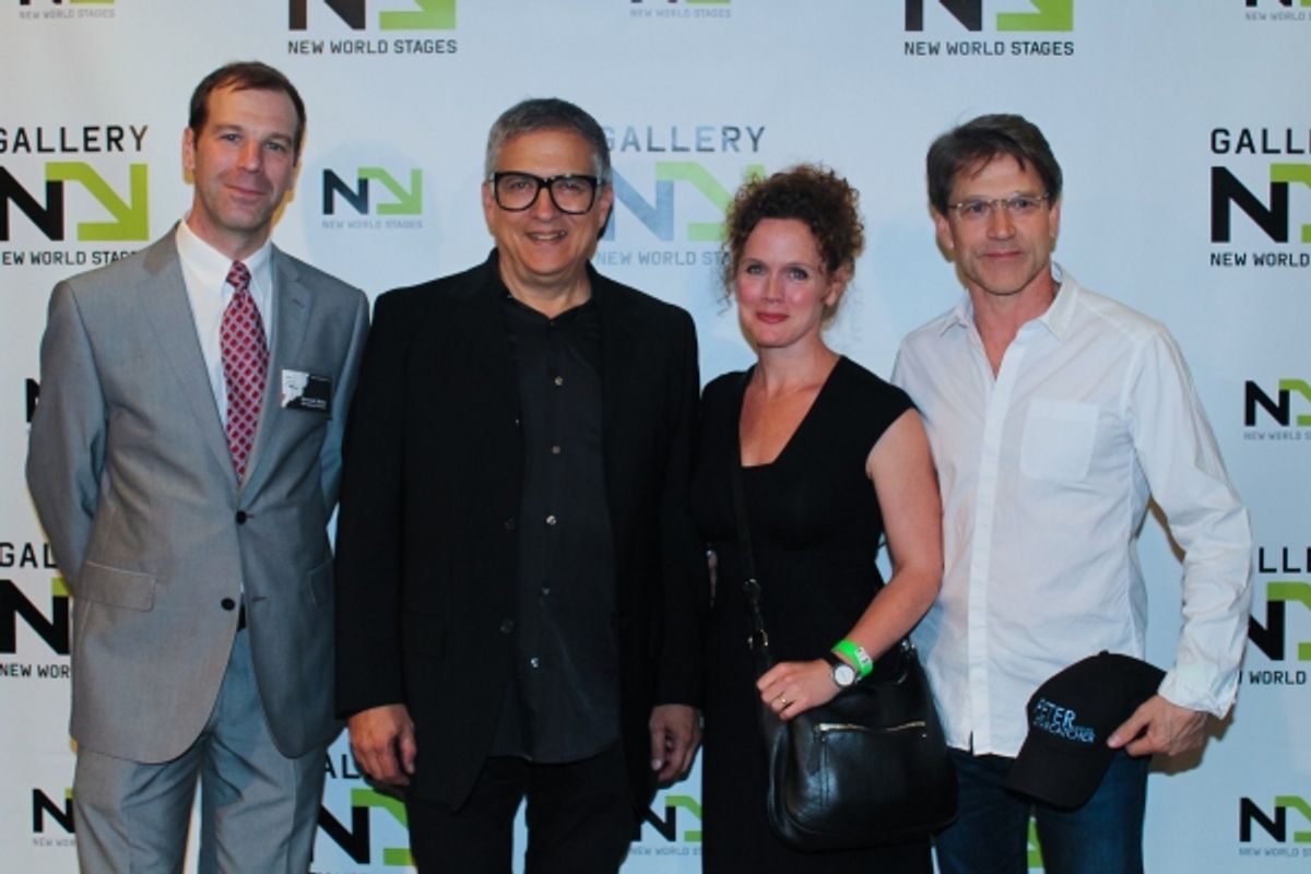 Bernard Stote, Ken Fallin, Greg Schaffert and guest at 