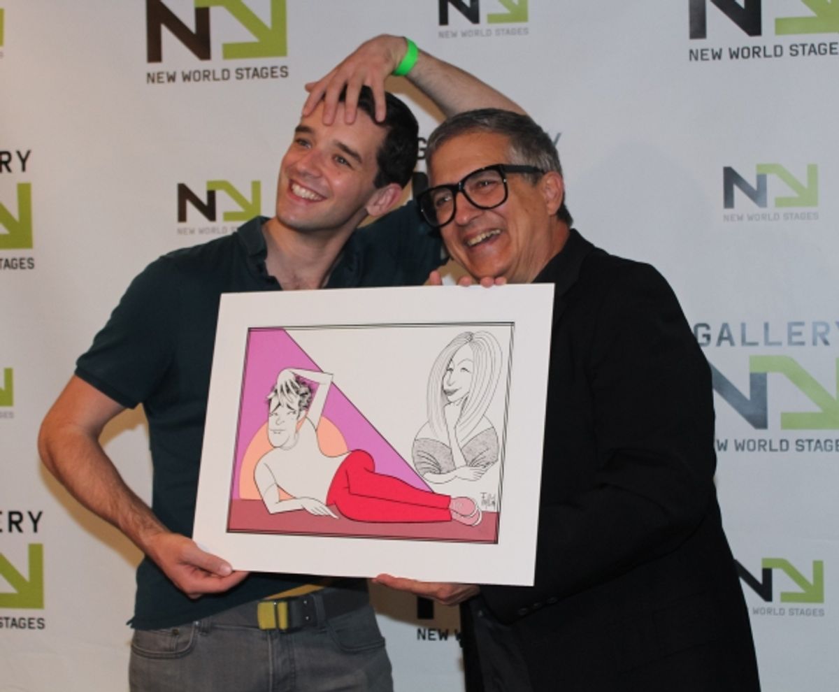 Michael Urie and Ken Fallin at 