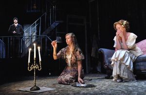 Clinton Brandhagen as Tom, Sophie Hinderberger as Laura and Deborah Hazlett as Amanda Photo