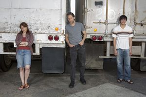 Eva Kaminsky stars as QZ, Michael Laurence as Bryan and Gideon Glick as Matthew @ BroadwayWorld Eva Kaminsky stars as QZ, Michael Laurence as Bryan and Gideon Glick as Matthew Photo