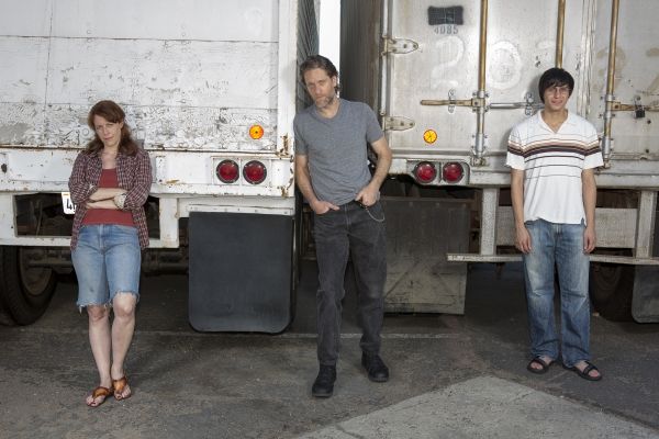 Eva Kaminsky stars as QZ, Michael Laurence as Bryan and Gideon Glick as Matthew Photo