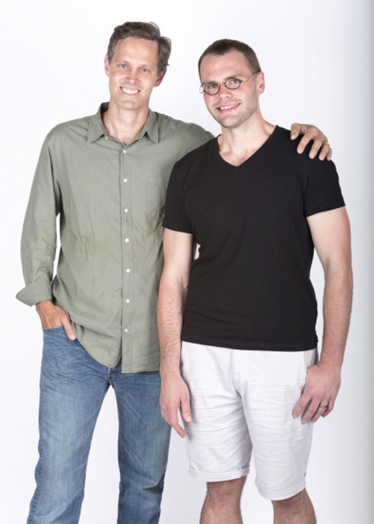 Director Davis McCallum and playwright Samuel D. Hunter at 