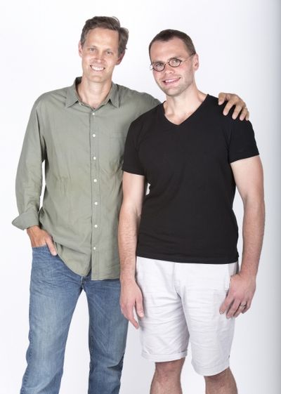 Director Davis McCallum and playwright Samuel D. Hunter Photo