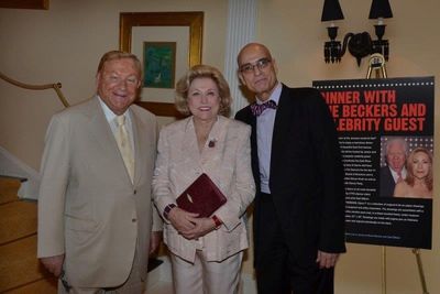 Robert Bradford, Barbara Taylor Bradford, Alex Dube, Executive Director Career Transi Photo