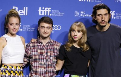 Megan Park, Daniel Radcliffe, Zoe Kazan and Adam Driver Photo