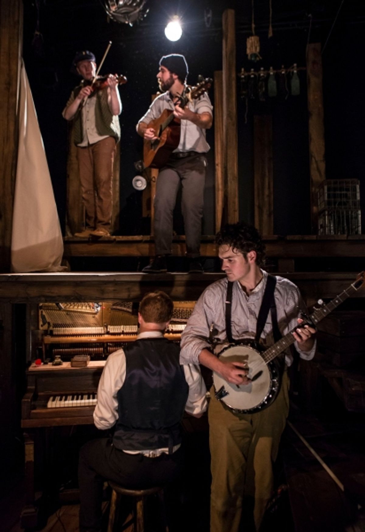 (Clockwise from Top Left) Ryan Melia, Ben Ferguson, Alex Falberg, Matt Nuernberger at 