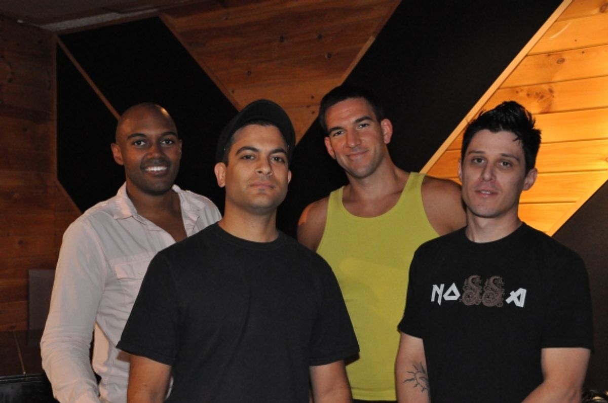 Alvin Hough, Jr., Craig Magnano, Dan Asher and Mike Nappi at 