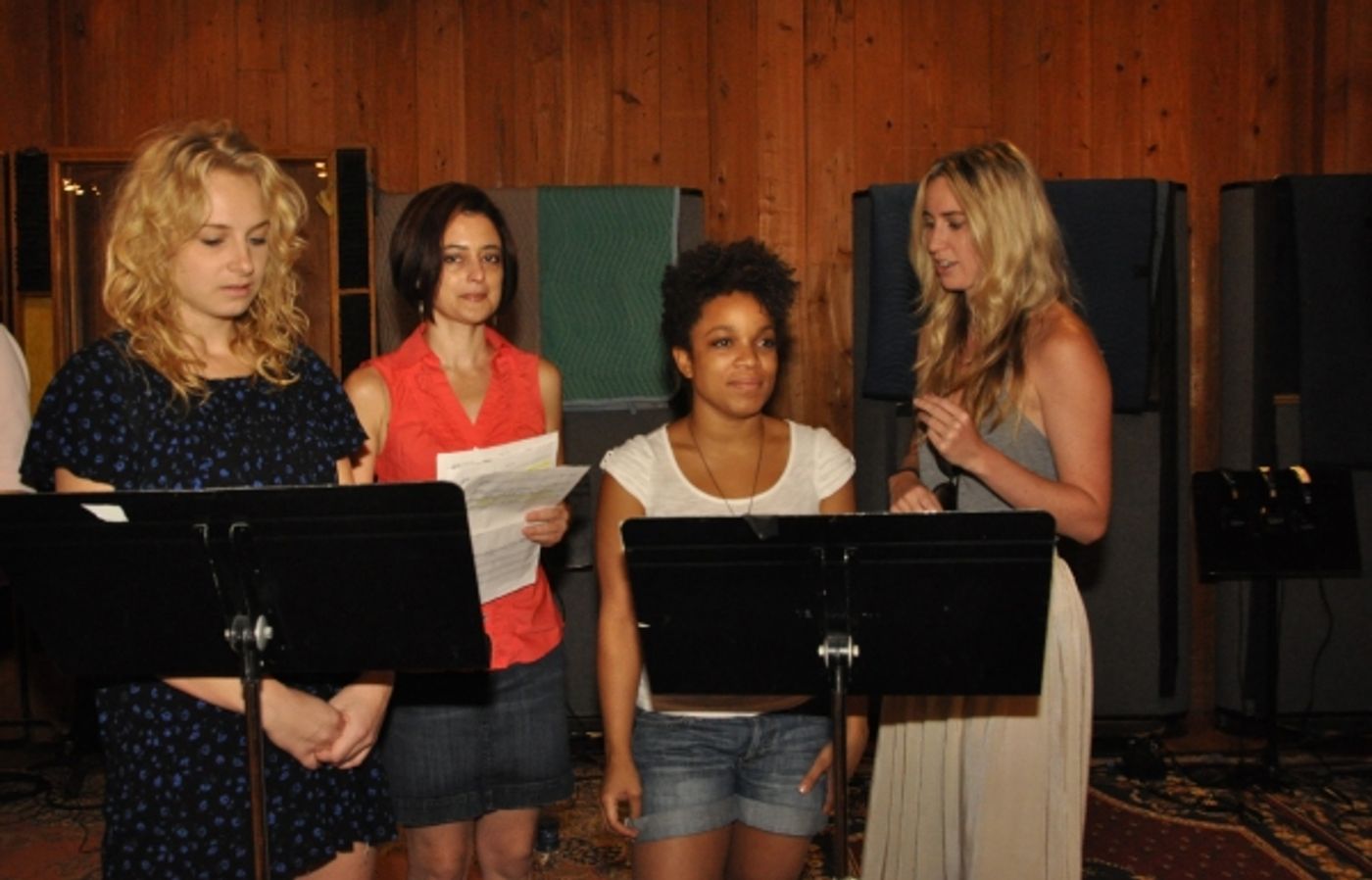 Exclusive Photo Coverage: Reeve Carney, Rebecca Faulkenberry & SPIDER-MAN Cast Sing Carols For A Cure Image