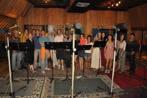 Ari Loeb, Reeve Carney, Lynn Pinto, Maxx Reed, Jamison Scott, Josh Sassanella, Alex Stoll, Michael Wilthoite, Jason Michael Webb (Musical Director), Ashley Adamek, Diana Calderazzo, Monette McKay, Whitney Sprayberry, Michelle Dawson, Kristin Faith Oei, Ca @ BroadwayWorld Ari Loeb, Reeve Carney, Lynn Pinto, Maxx Reed, Jamison Scott, Josh Sassanella, Alex S Photo