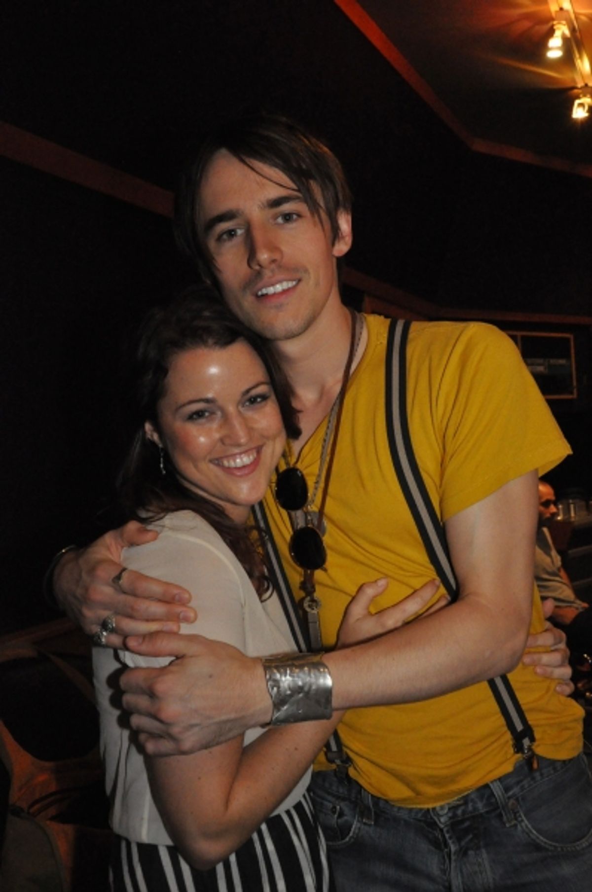 Rebecca Faulkenberry and Reeve Carney at 