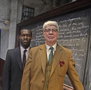 L-R Ansu Kabia (Ricky) and Matthew Kelly (Florian) Photo