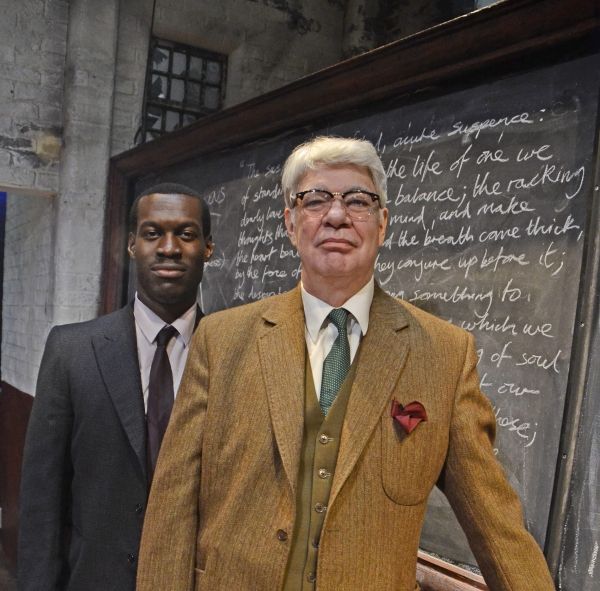 L-R Ansu Kabia (Ricky) and Matthew Kelly (Florian) Photo