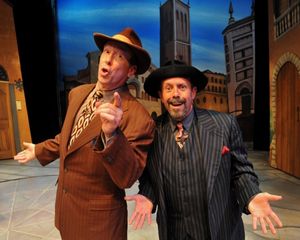 Michael Kubala and Michael Farina  perform ''Brush Up Your Shakespeare'' Photo