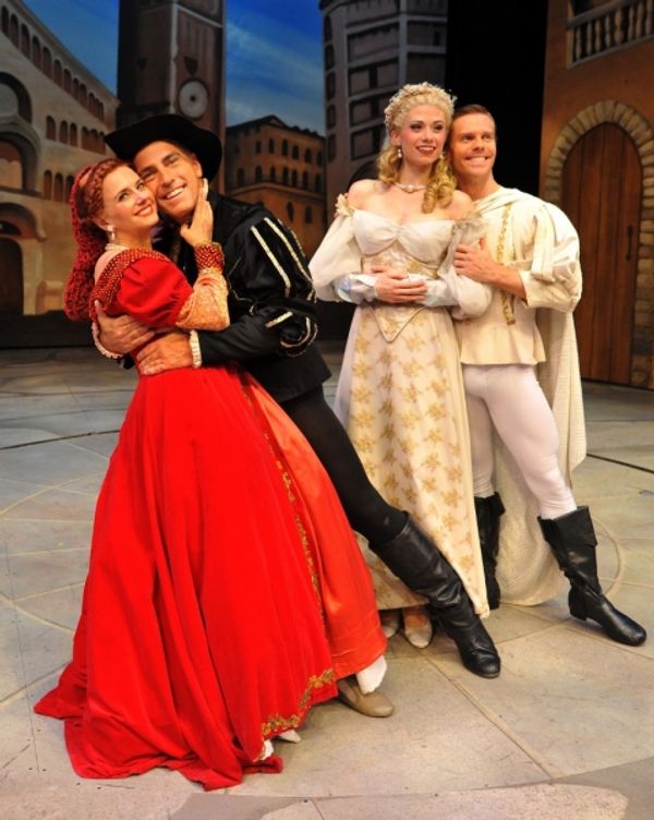 Christianne Tisdale (as Lilli/Kate), William Michals (as Fred/Petruchio), Missy Dowse Photo