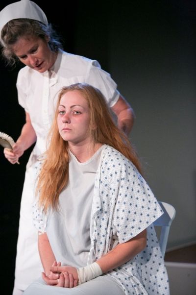 Veronika Nelson (Carla Van Pelt), Karen Horan (Nurse/Aide) Photo