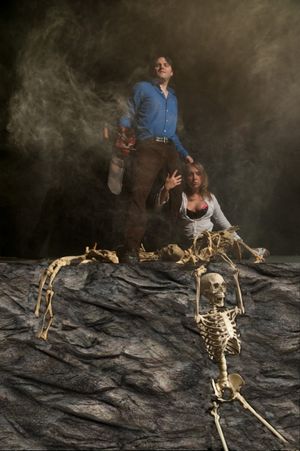 Jason Lythgoe as Ash and Natasha Gleichmann as Shelly @ BroadwayWorld Jason Lythgoe as Ash and Natasha Gleichmann as Shelly Photo