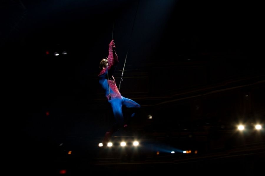 Photo Coverage: Reeve Carney Takes Final Flight as SPIDER-MAN; Justin Matthew Sargent Takes Over! Image