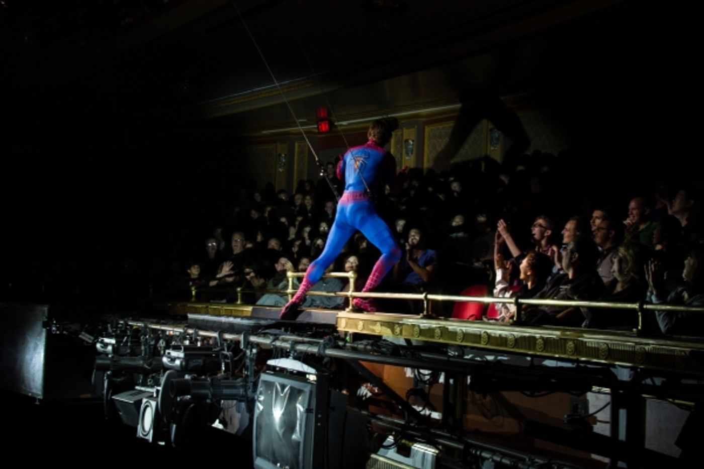 Photo Coverage: Reeve Carney Takes Final Flight as SPIDER-MAN; Justin Matthew Sargent Takes Over!  Image