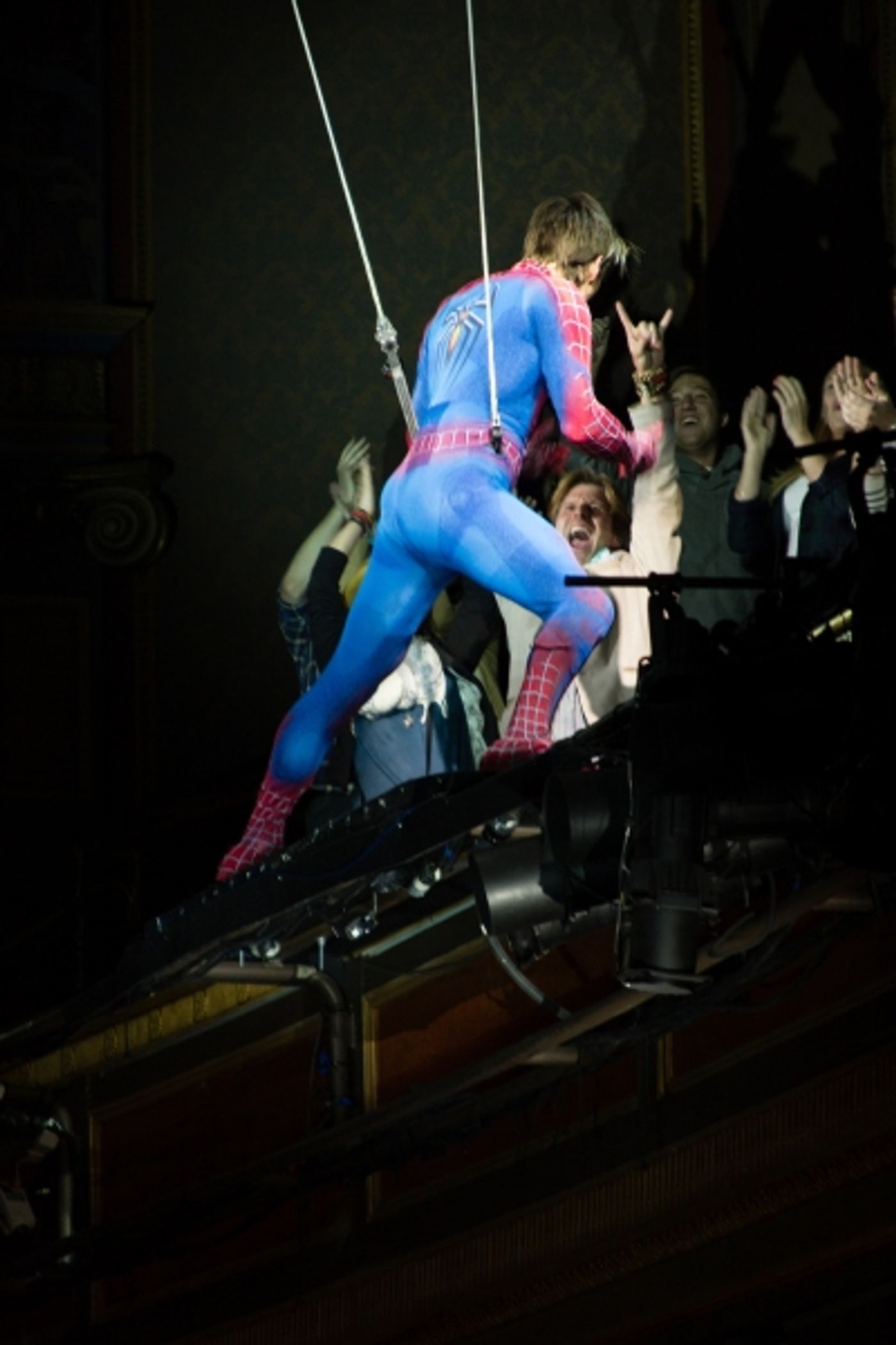 Photo Coverage: Reeve Carney Takes Final Flight as SPIDER-MAN; Justin Matthew Sargent Takes Over!  Image