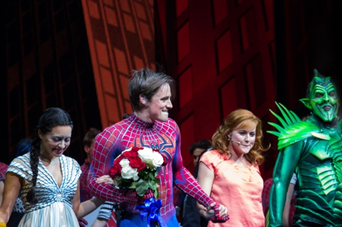 Photo Coverage: Reeve Carney Takes Final Flight as SPIDER-MAN; Justin Matthew Sargent Takes Over! Image