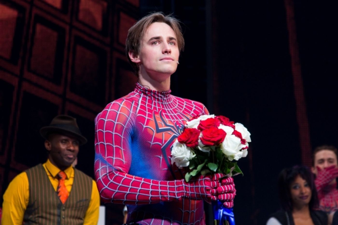 Photo Coverage: Reeve Carney Takes Final Flight as SPIDER-MAN; Justin Matthew Sargent Takes Over!  Image