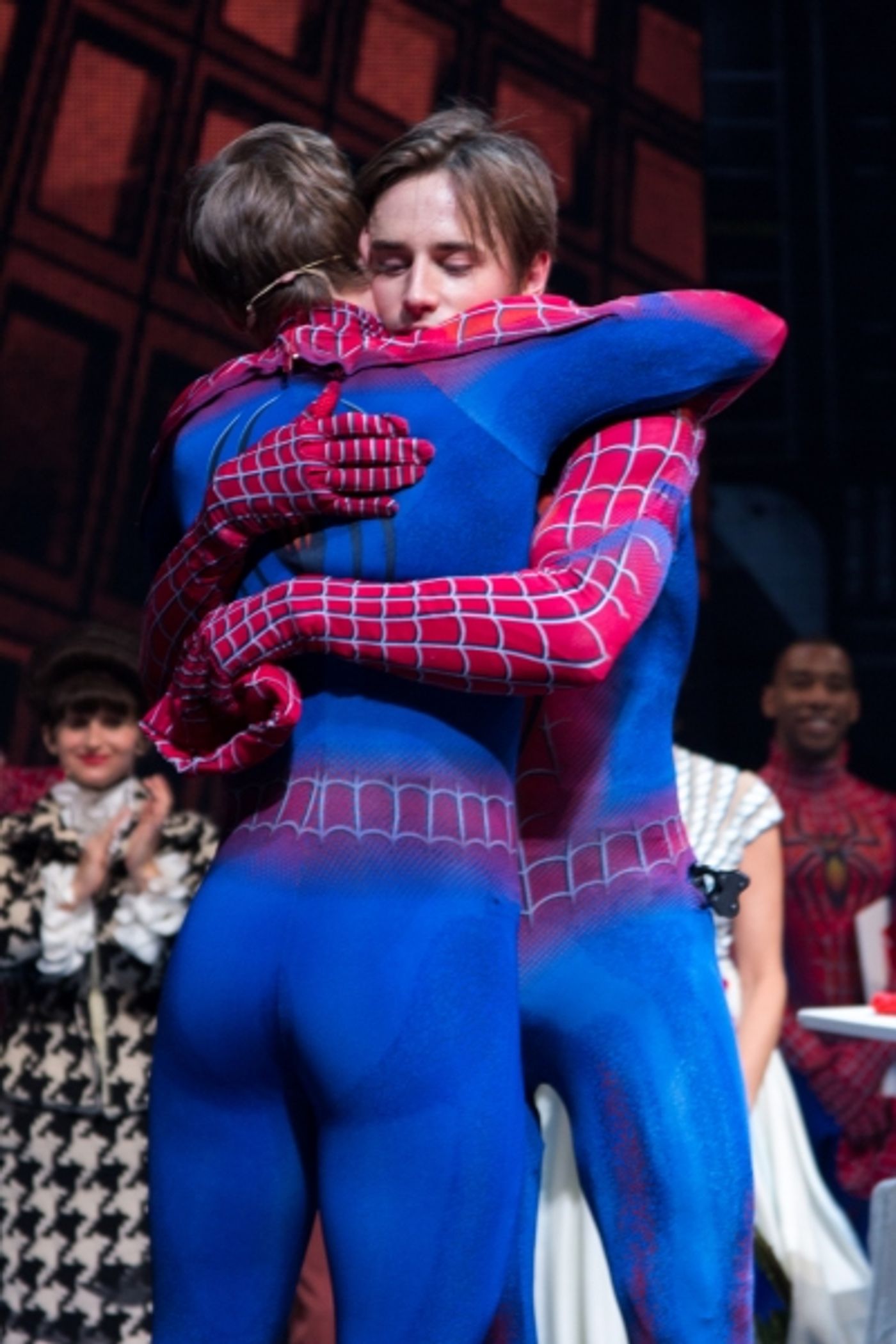 Photo Coverage: Reeve Carney Takes Final Flight as SPIDER-MAN; Justin Matthew Sargent Takes Over! Image