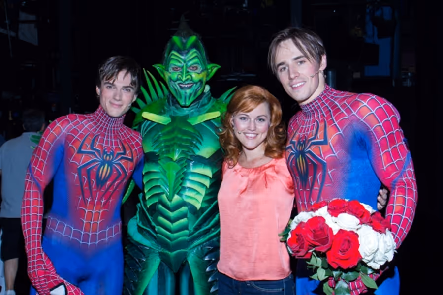 Photo Coverage: Reeve Carney Takes Final Flight as SPIDER-MAN; Justin Matthew Sargent Takes Over! Image