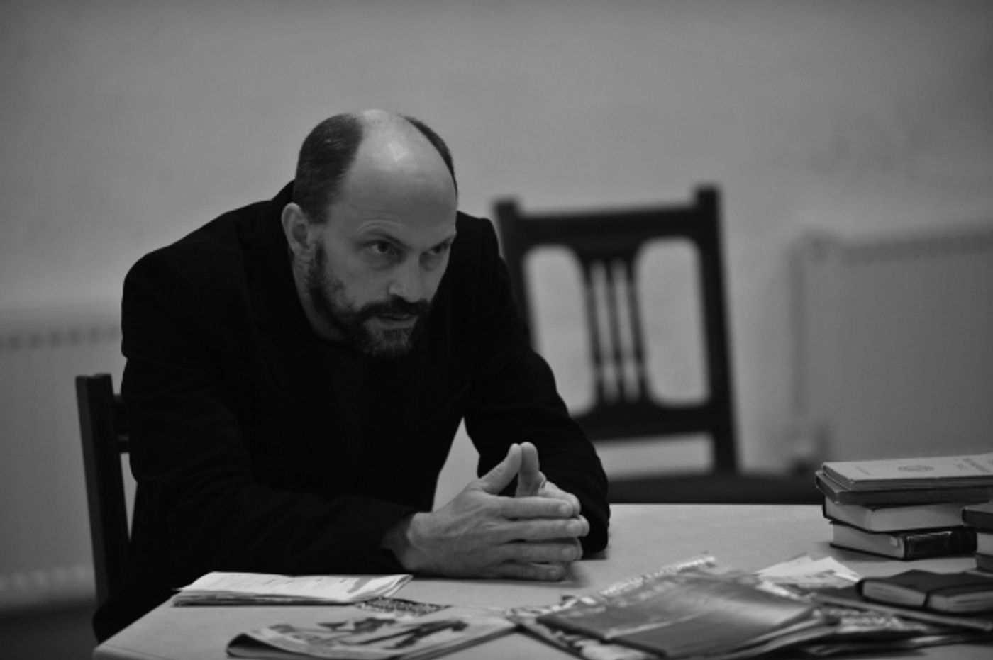 Photo Flash: Sneak Peek at Richard Eyre, Lesley Manville & More in Rehearsals for GHOSTS at the Almeida Theatre  Image